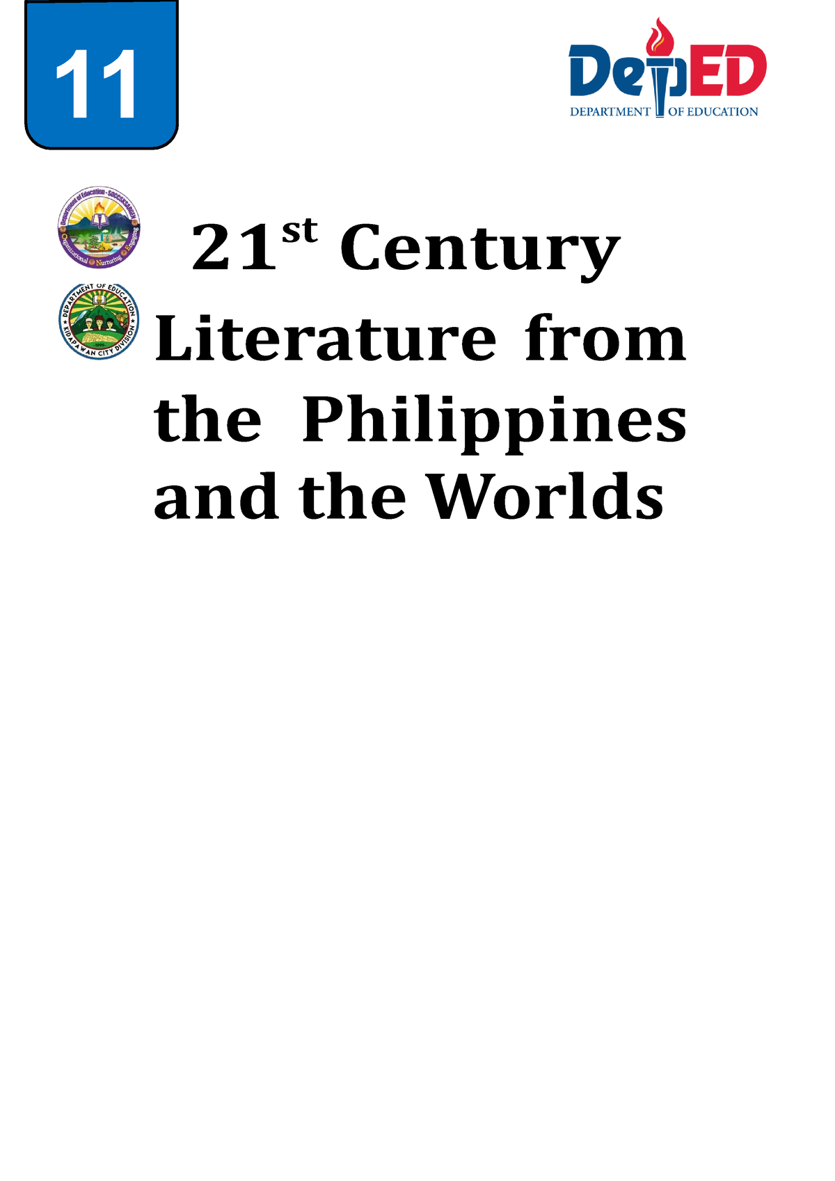 21st century literature q2 module 3 - 11 21 st Century Literature from ...