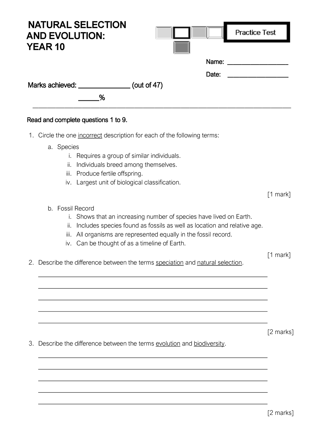 year10natural-selectionand-evolution-practice-test-1-natural