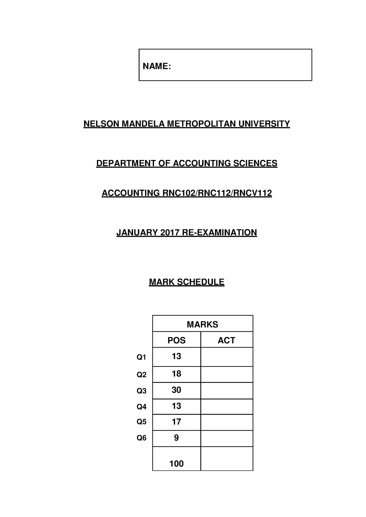 Nelson Mandela University Academic Calendar 2025 - Terza Georgine