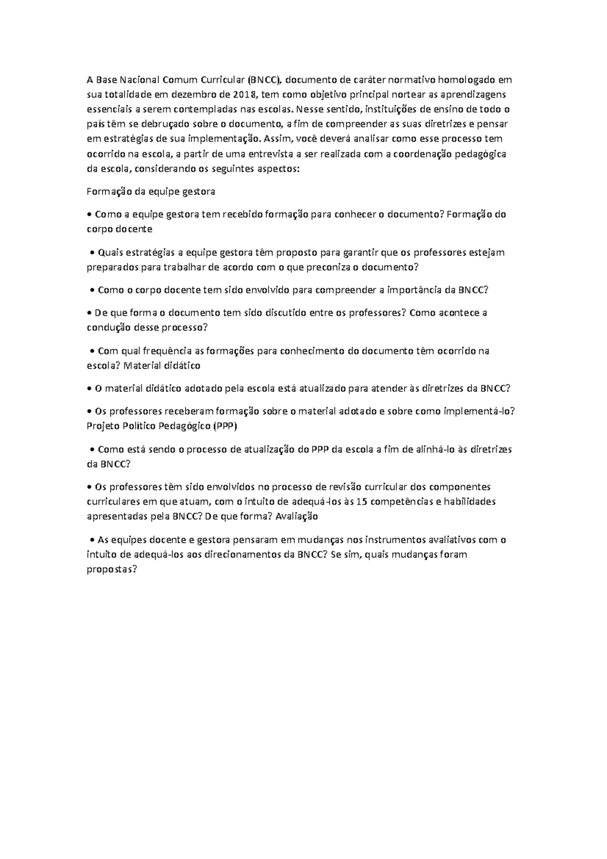 BNCC na escola - A Base Nacional Comum Curricular (BNCC), documento de ...