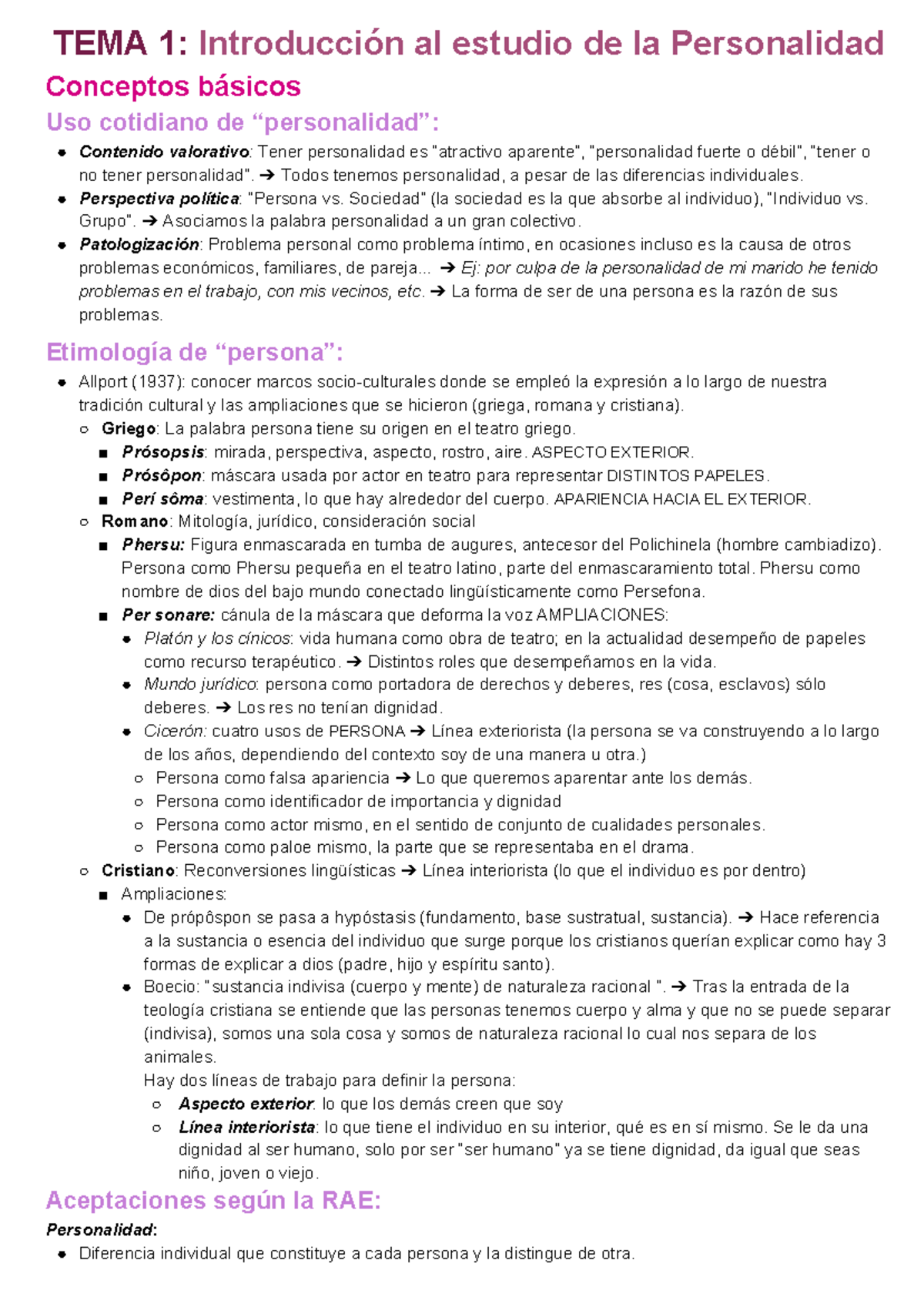 TEMA 1 - Apuntes del tema 1 de PP - TEMA 1: Introducción al estudio de ...