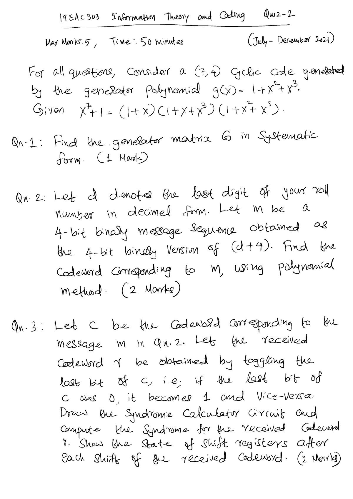 Quiz 2 - Quiz2 - Introduction To Cyber Security - Studocu