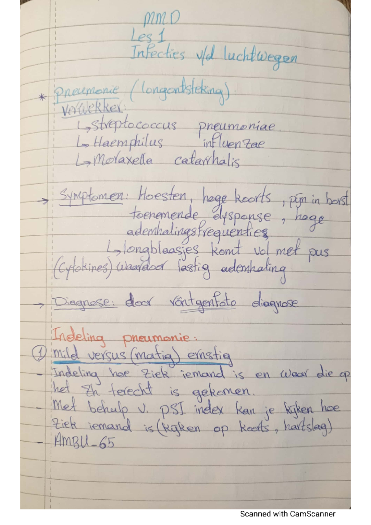 MMD 1-3 - Aantekeningen - Medische Microbiologie Diagnostiek - Studeersnel