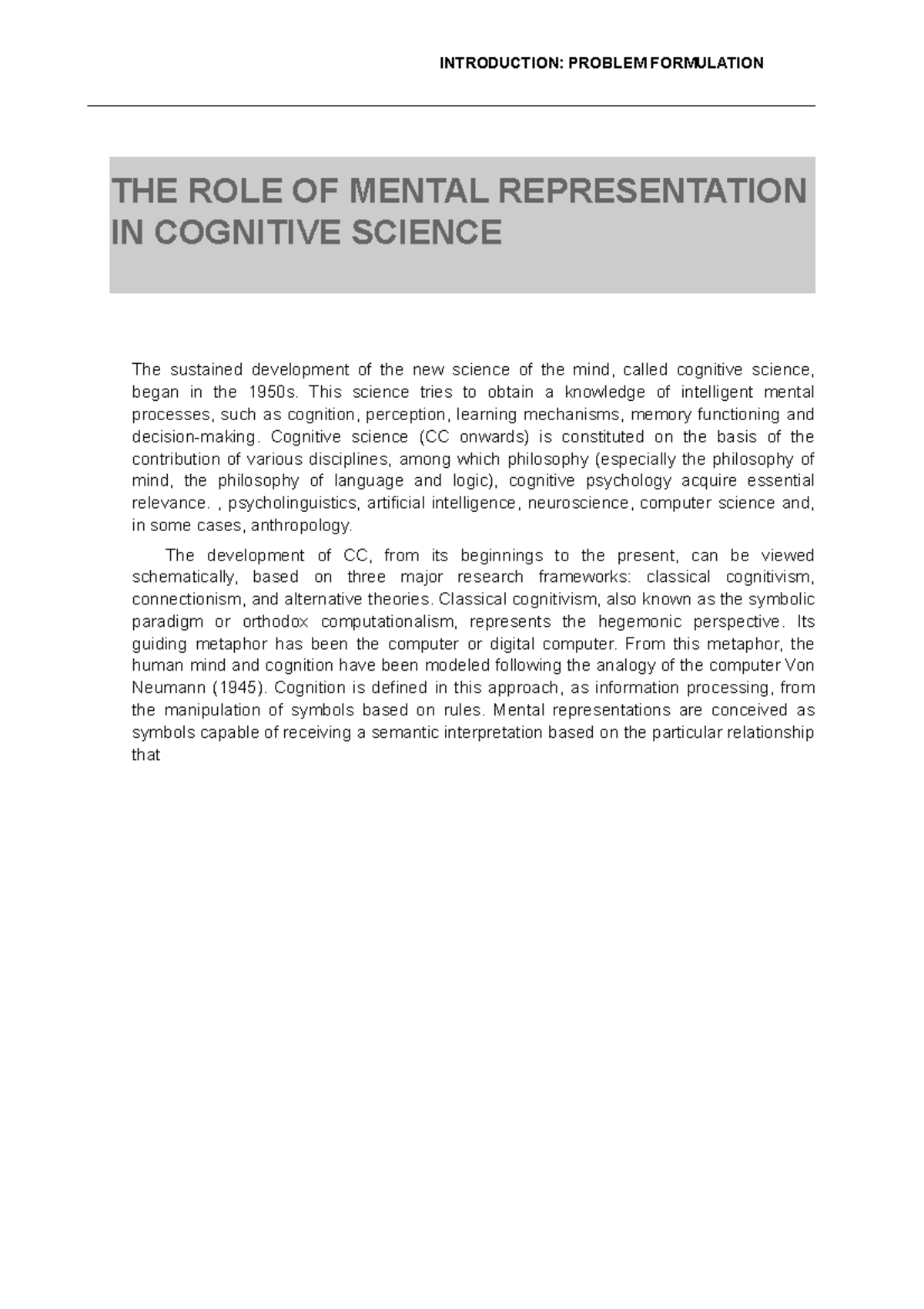 the-role-of-mental-representation-in-cognitive-science-introduction