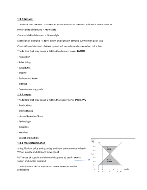 Economics micro - Economics micro What is economics a. Economics is the ...
