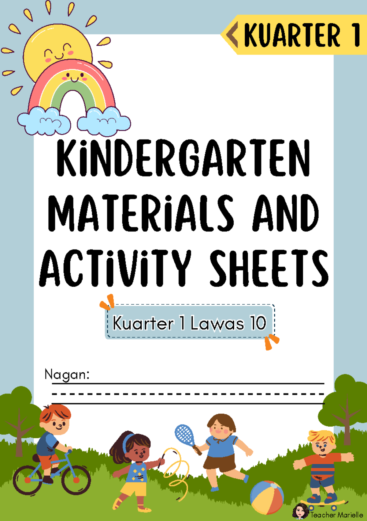 Ilocano Matatag Quarter 1 Week 10 - Kindergarten Materials and Activity