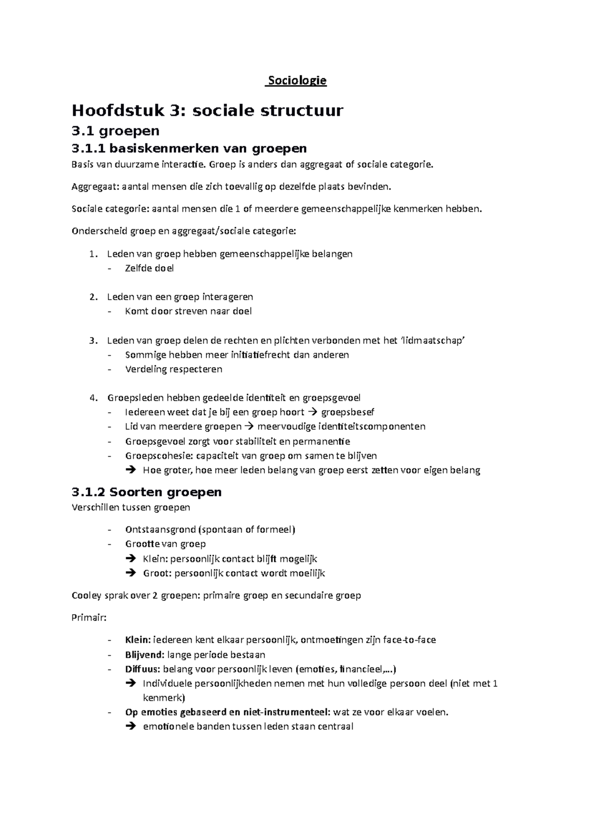 Module 3 - Sociologie: Een Hedendaagse Inleiding - Sociologie Hoofdstuk ...