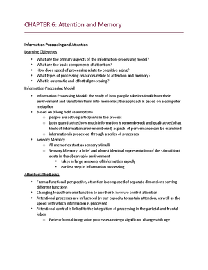 Chapter 2 - Notes - CHAPTER 2 – Neuroscience as a Basis for Adult ...