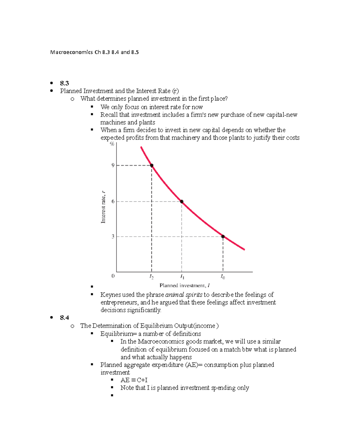 Macroeconomics Ch 8.3, 8.4 and 8.5 - Macroeconomics Ch 8 8 and 8. 8 ...