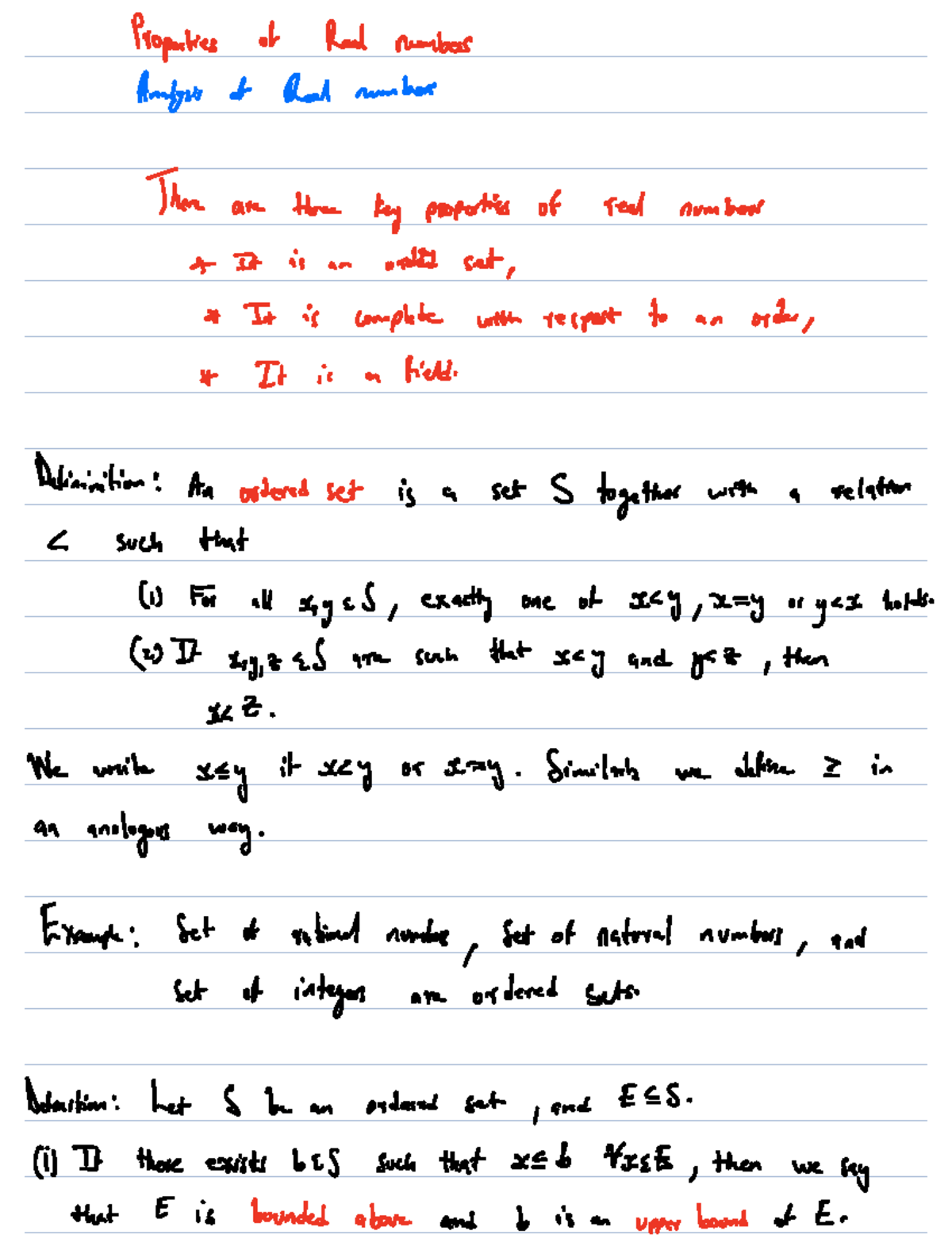 Real Numbers - Notes are very informative - Properties of Real numbers ...