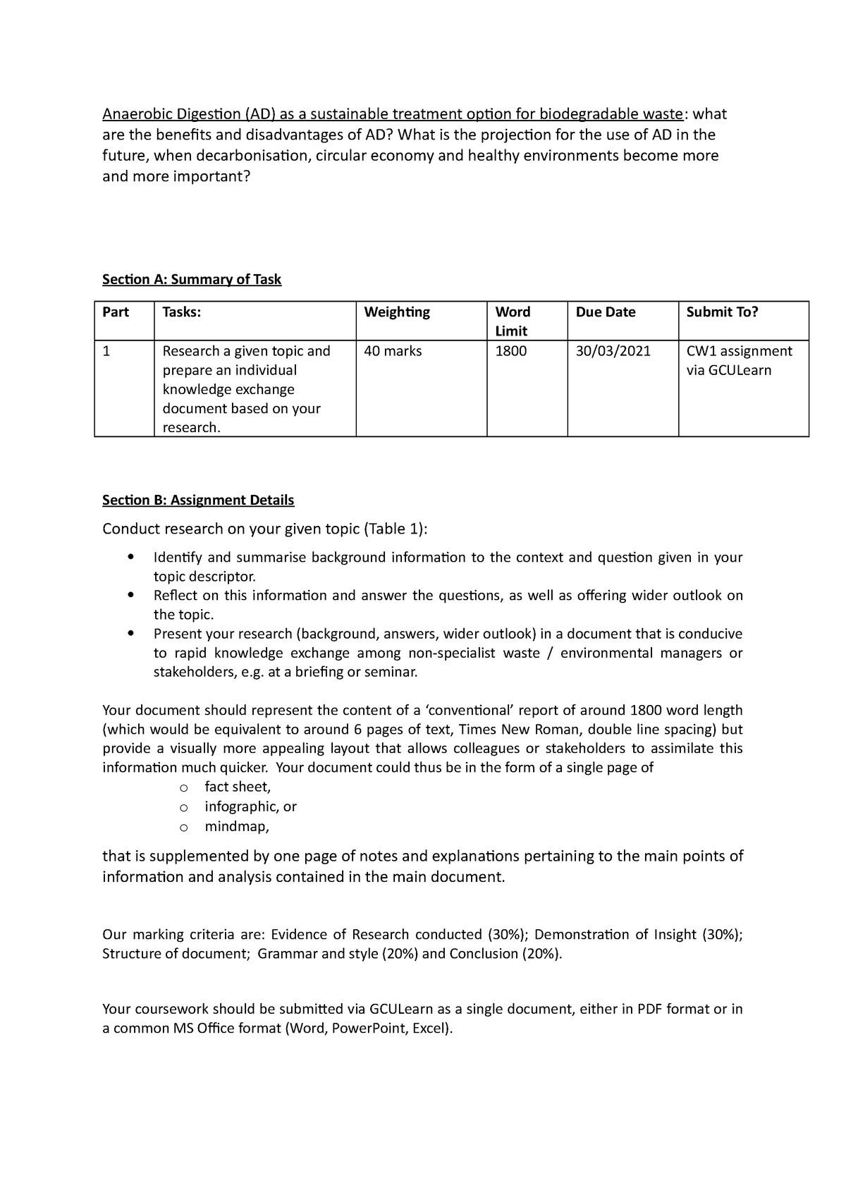 AWTT CW2 practice materials for anaerobic digestion Anaerobic