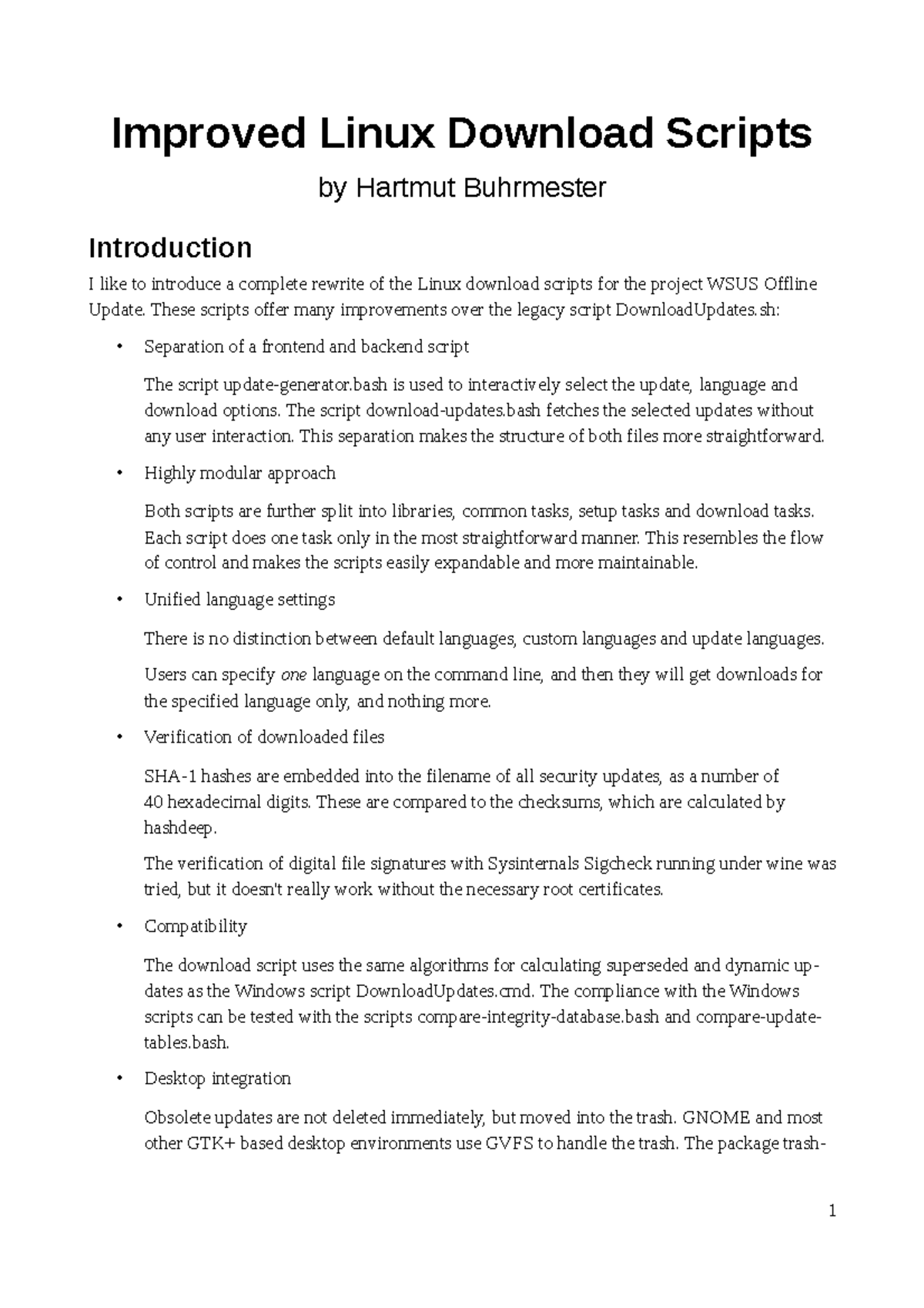 Manual - Improved Linux Download Scripts by Hartmut Buhrmester ...
