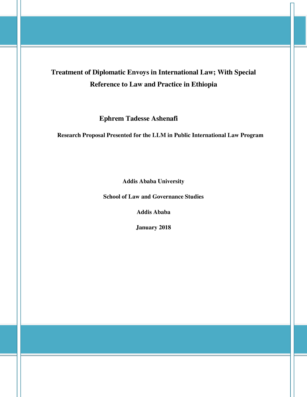 action research proposal in ethiopia pdf