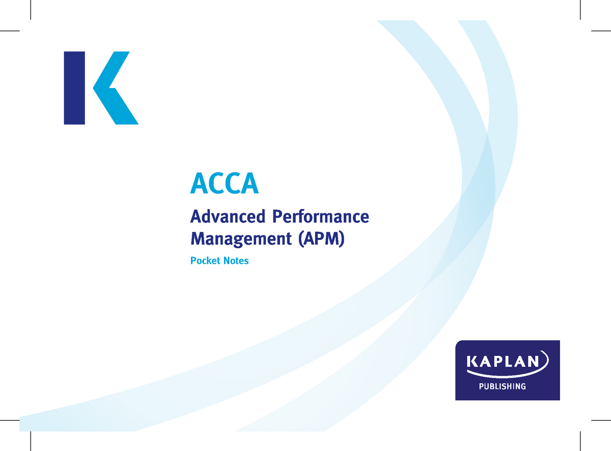 Look inside pocket notes acca advanced performance management