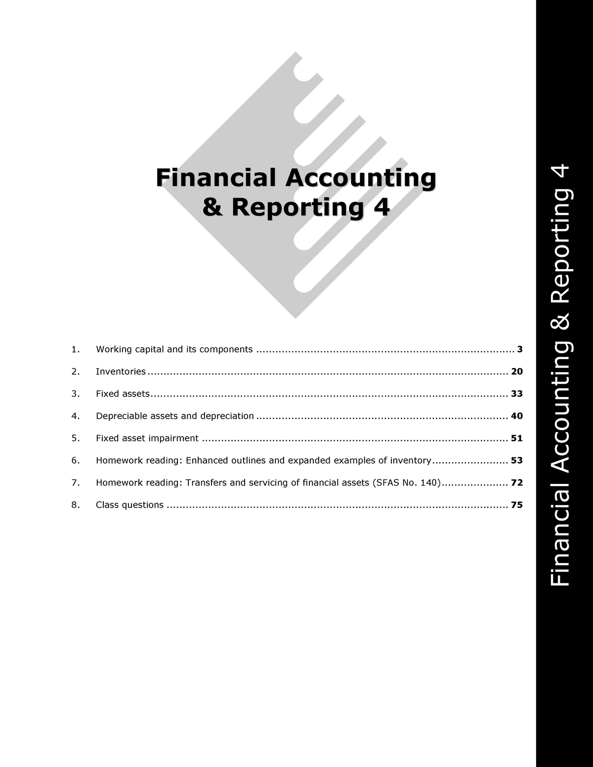 Financial Accounting And Reporting 4 Ffiinnaanncciiaall