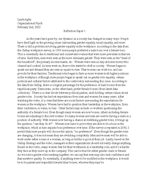 Reflection 4 - Discusses difference between change management and ...