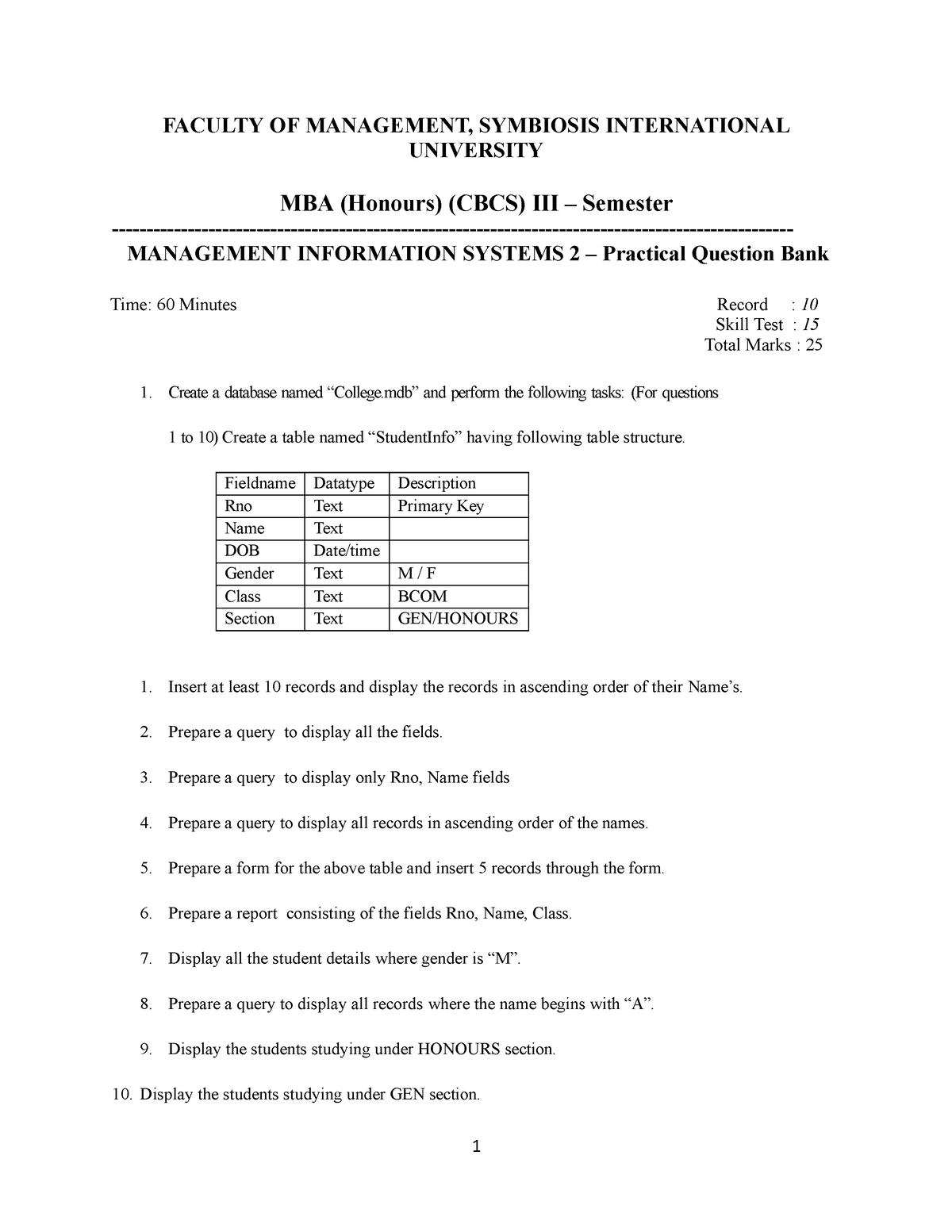 management information system symbiosis assignment