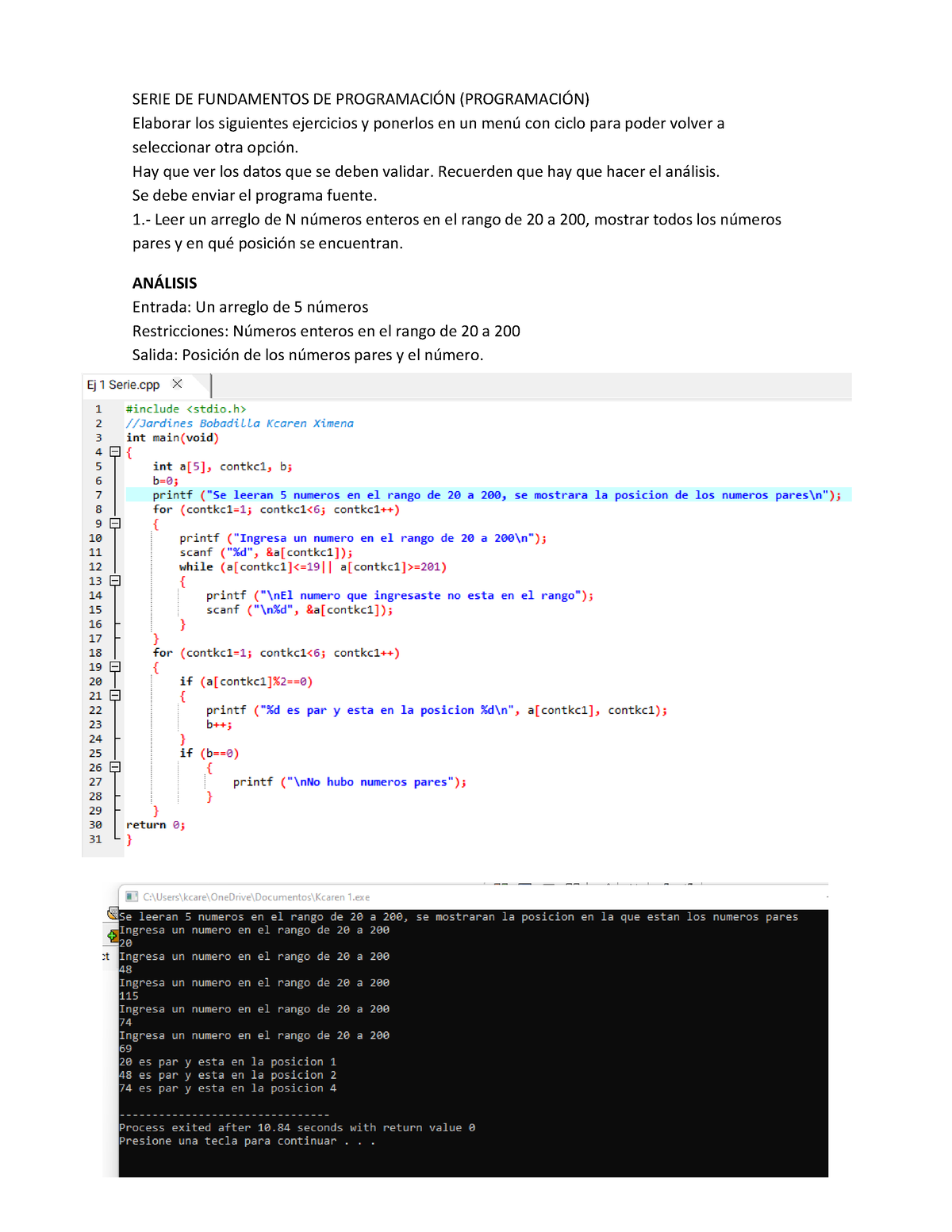 Serie Programacion Analisis - SERIE DE FUNDAMENTOS DE PROGRAMACI”N ...