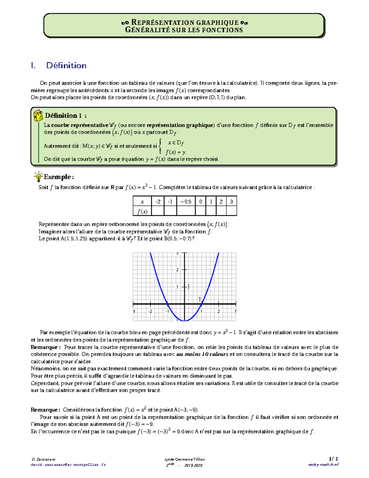 CM 2 - math - [ REPRÉSENTATION GRAPHIQUE \ GÉNÉRALITÉ SUR LES FONCTIONS ...