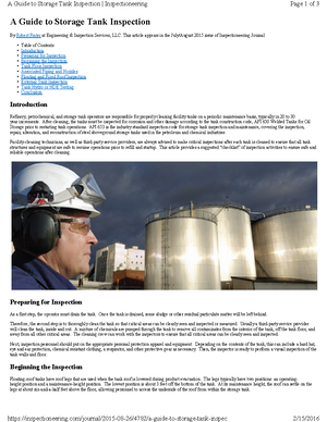Dokumen - Storage Tank (API 650) Shop Fabrication Inspection 1 Material ...