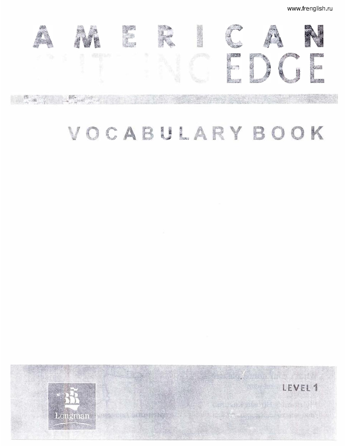 American Cutting Edge Vocabulary book c modul