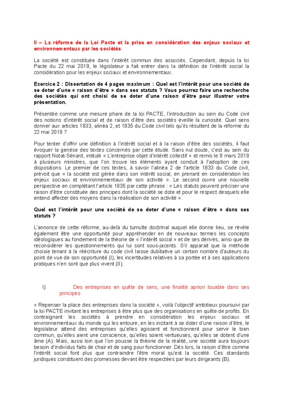 la loi dissertation juridique pdf