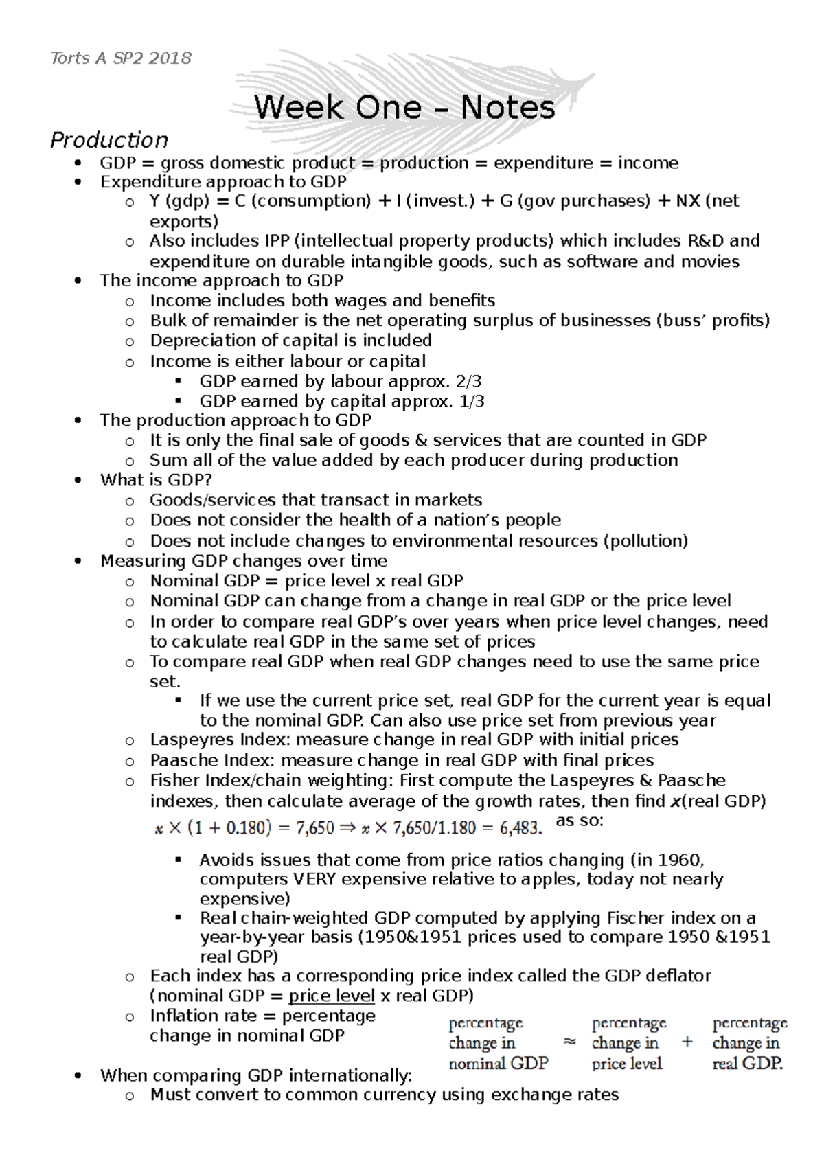 Topic 1 Notes - Production and Growth - Growth, Development and the ...