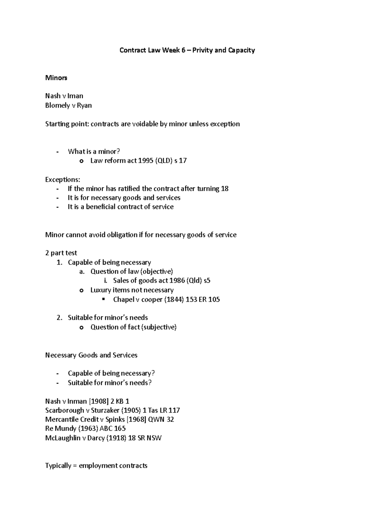 contract-law-week-6-capable-of-being-necessary-a-question-of-law