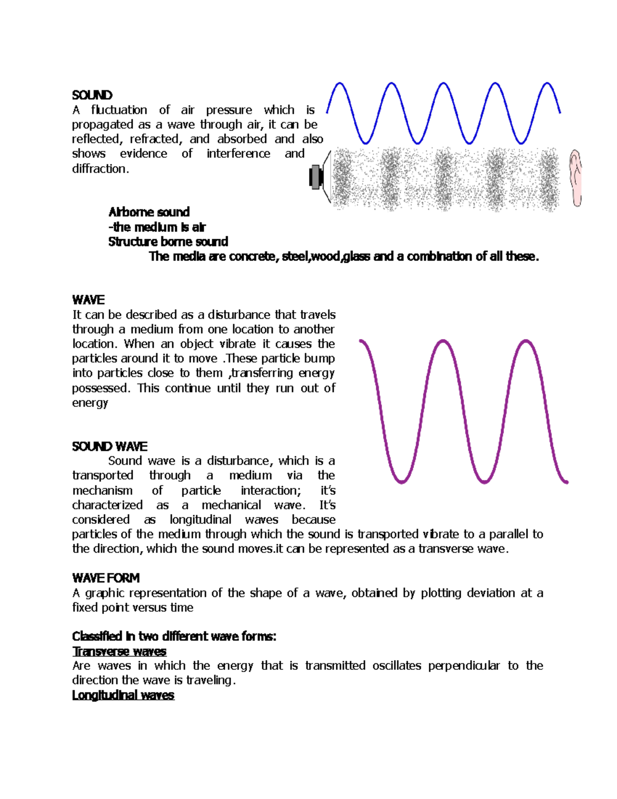 summary of sound research work in utilities - SOUND A fluctuation of ...