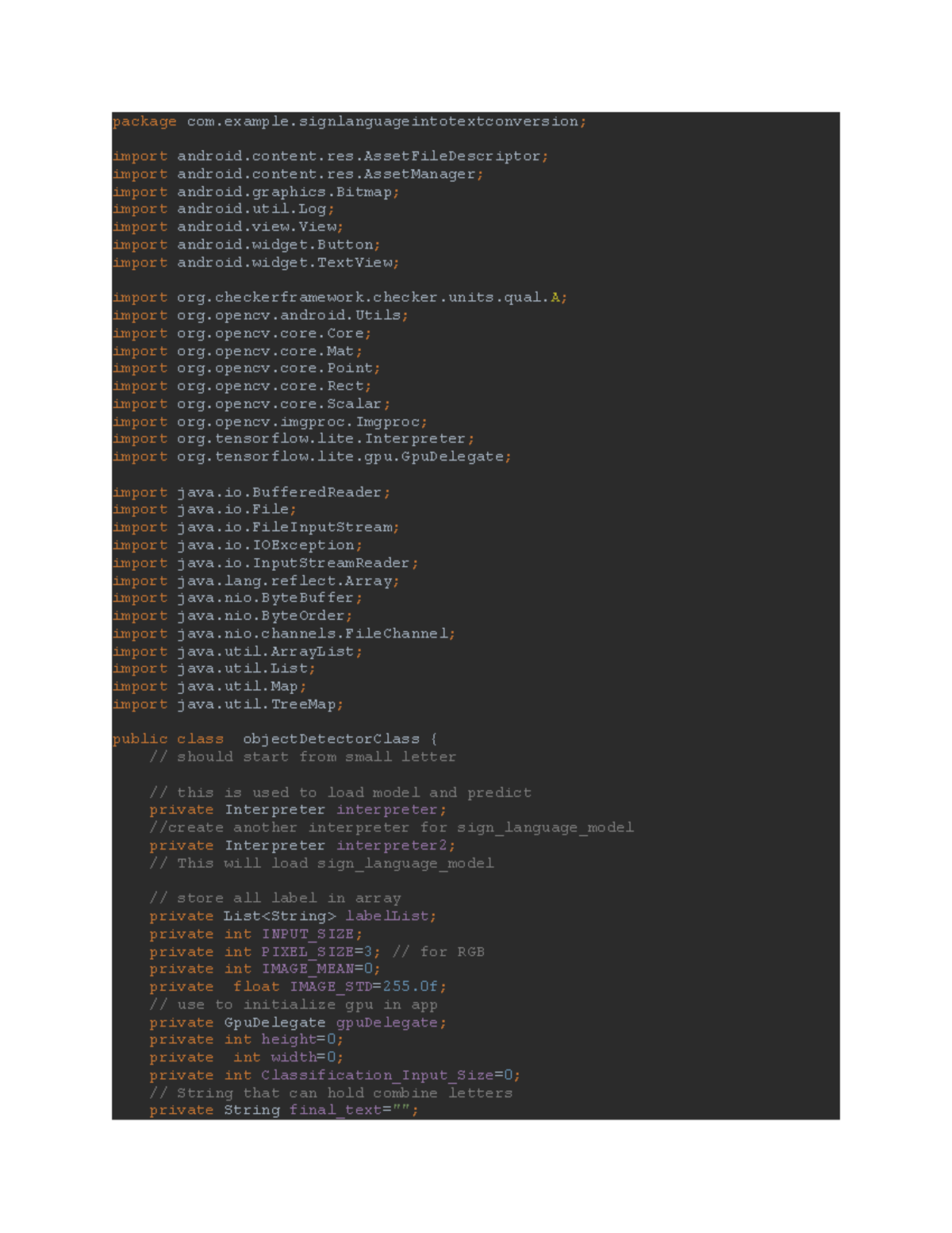 APP - SAMPLE - package com.example; import android.content.res; import ...