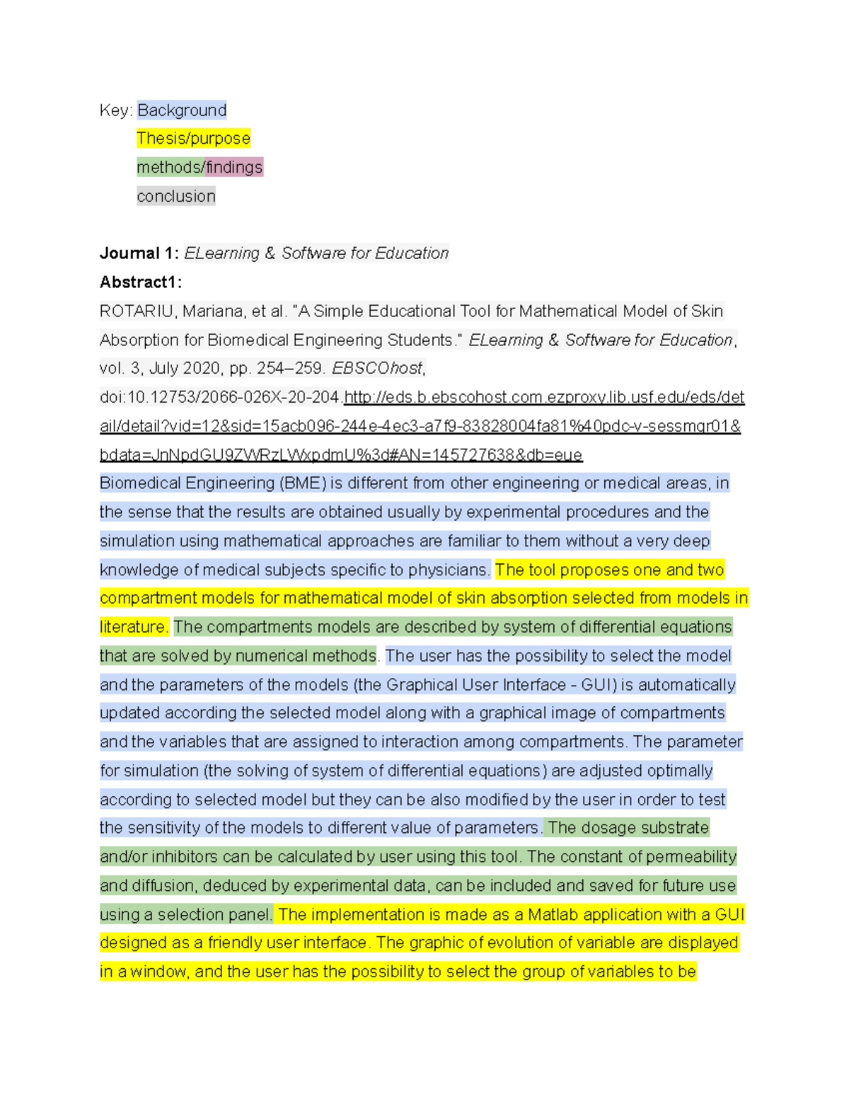 Abstract Bib - Key: Background Thesis/purpose methods/findings ...
