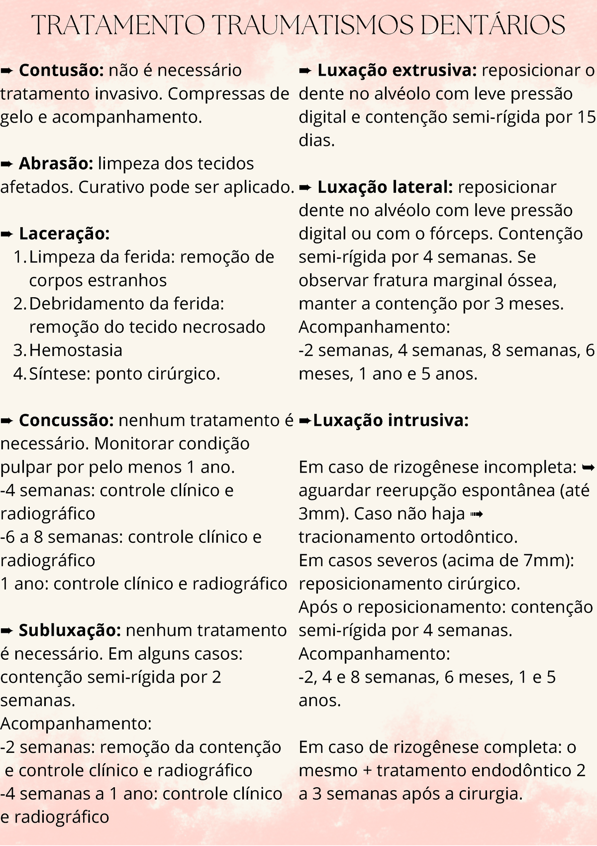 Tratamento Traumatismos Dentários - TRATAMENTO TRAUMATISMOS DENTÁRIOS ...