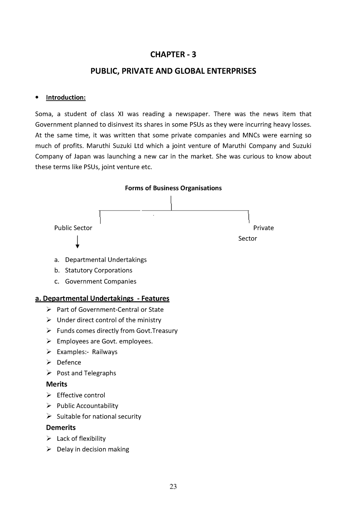 11-business-studies-notes-ch03-public-private-and-global-enterprises