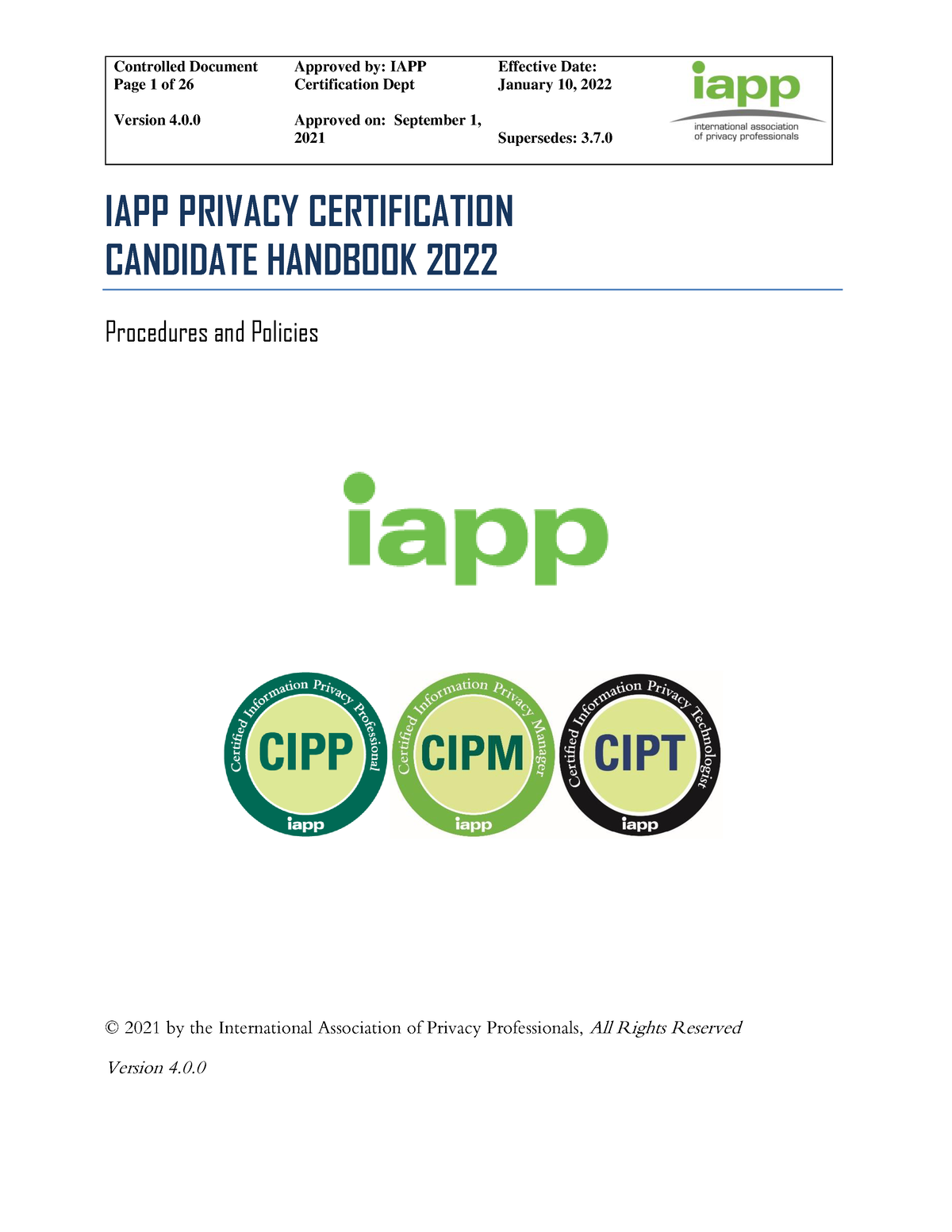 Latest CIPP-E Test Voucher