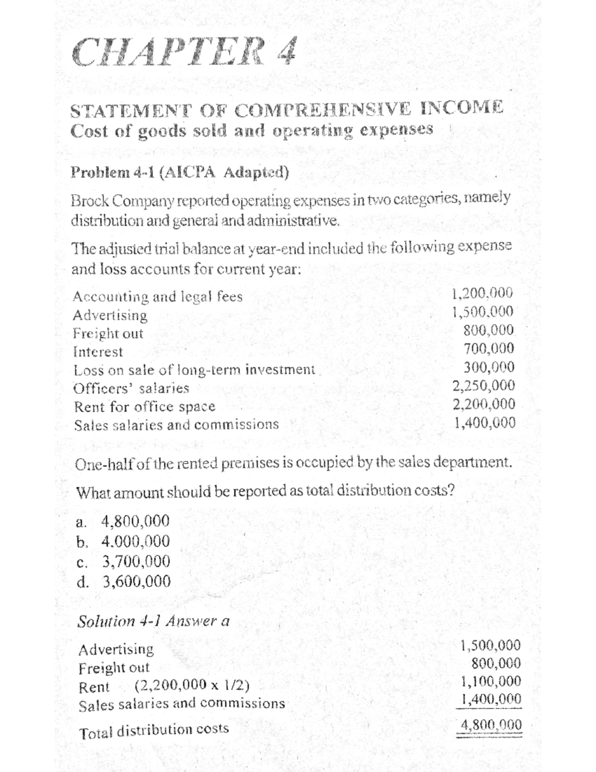 Chapter 4 - Accountancy - Studocu