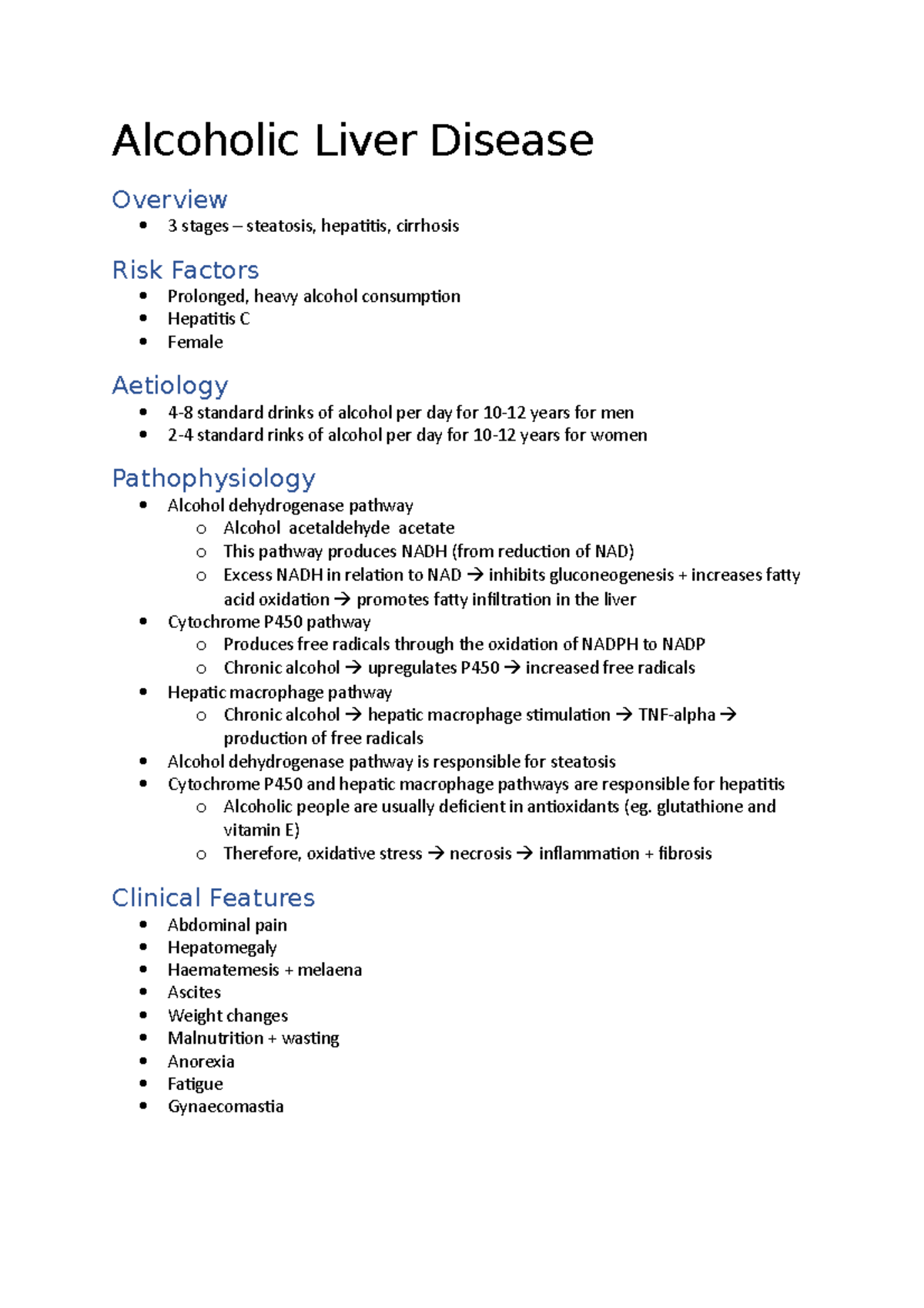 Alcoholic Liver Disease - Alcoholic Liver Disease Overview 3 Stages ...