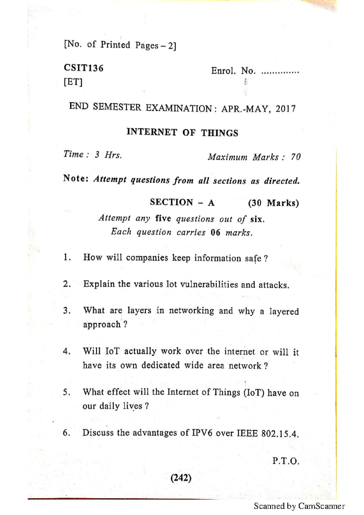 amity phd entrance question paper