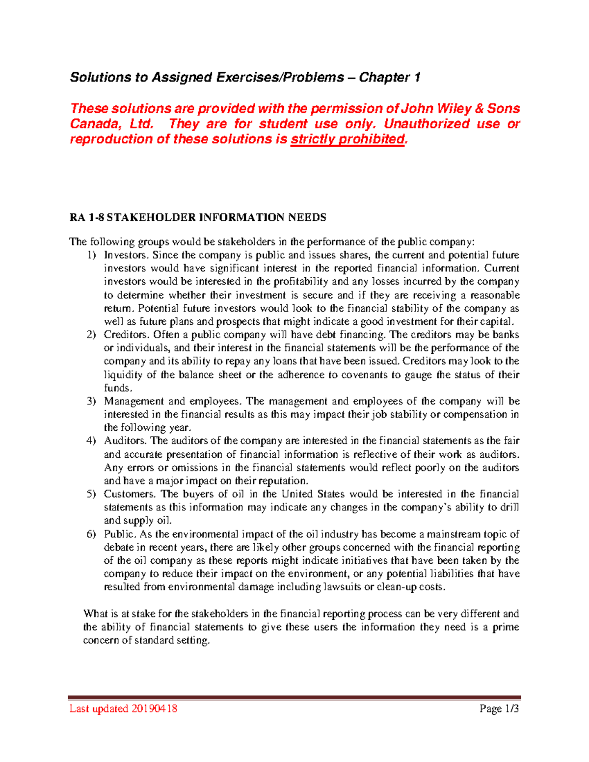 Chapter 1 Solutions - Last Updated 20190418 Page 1/ Solutions To ...