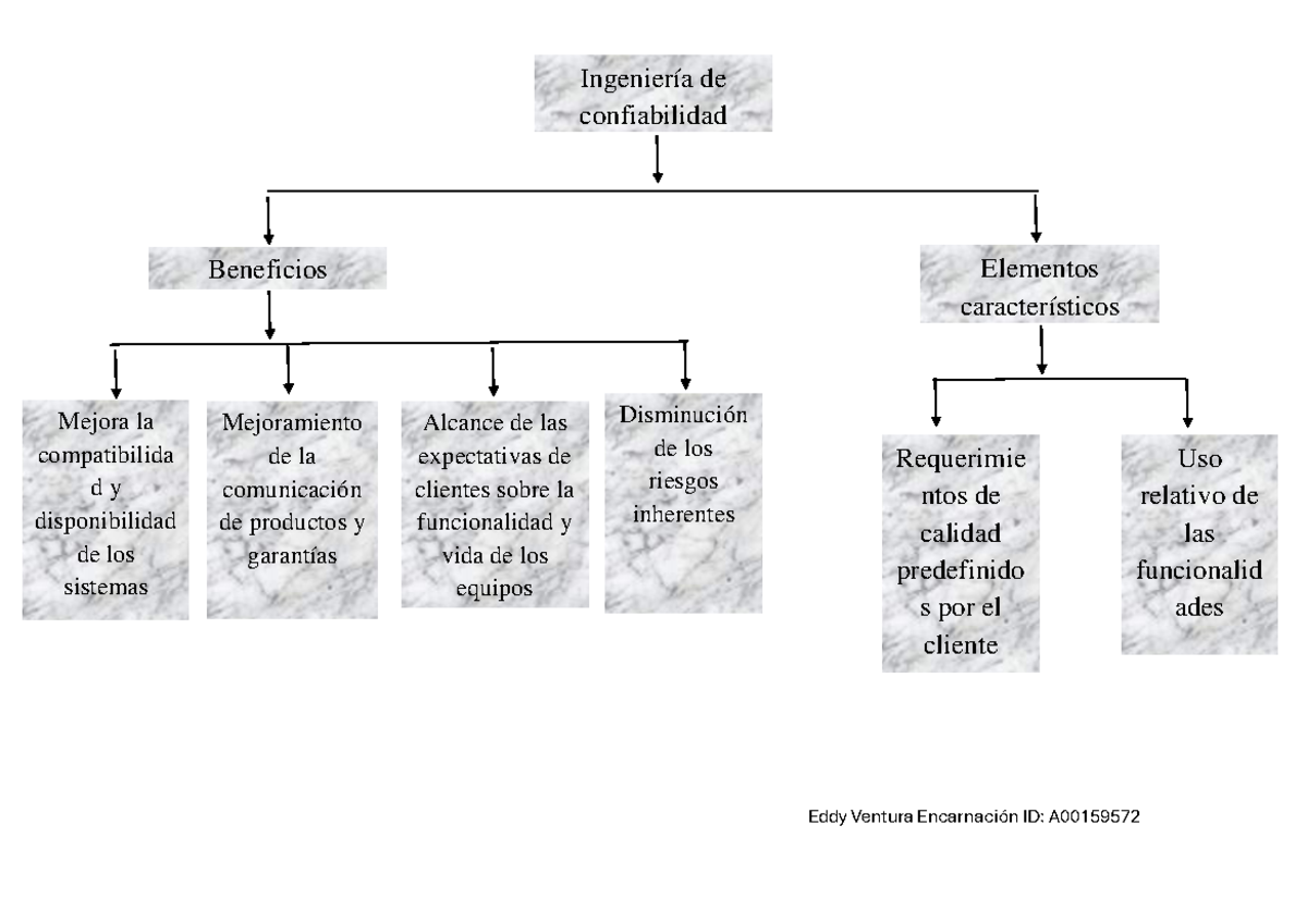 Mapa Conceptual Practicas Ingeniería De Confiabilidad Beneficios Elementos Característicos 5304