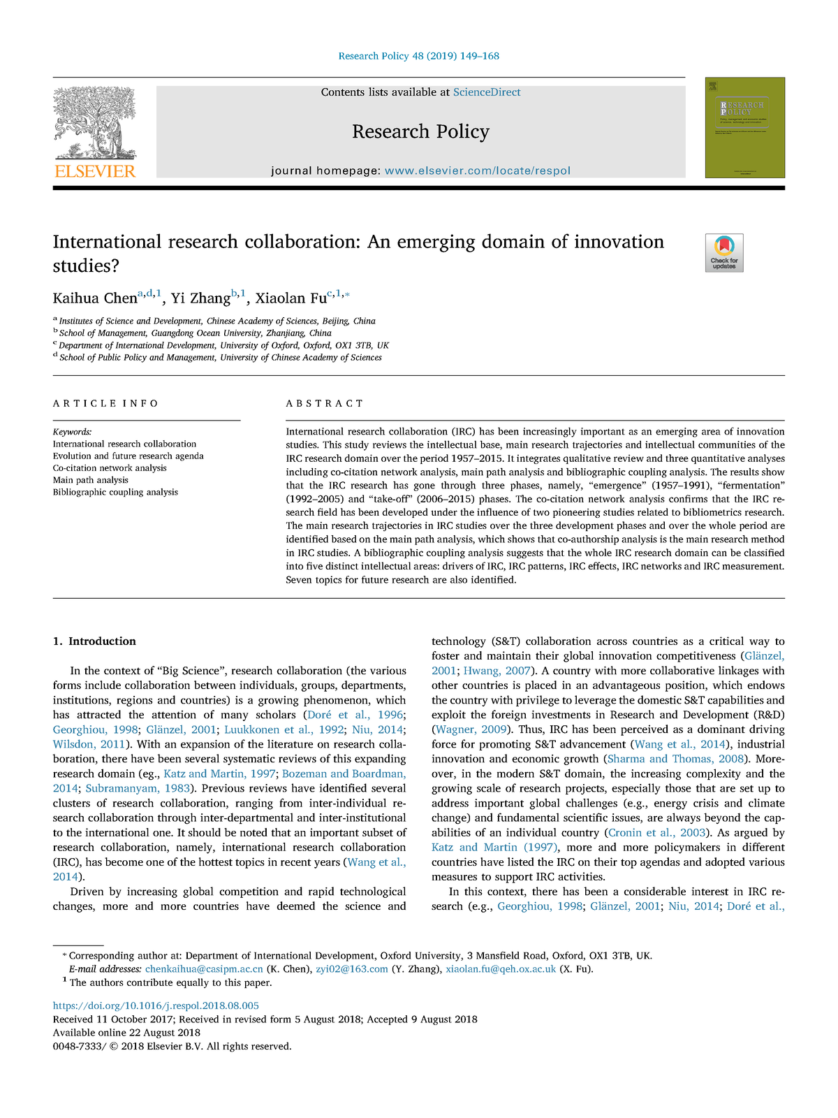 1-s2 - Contents Lists Available At ScienceDirect Research Policy ...