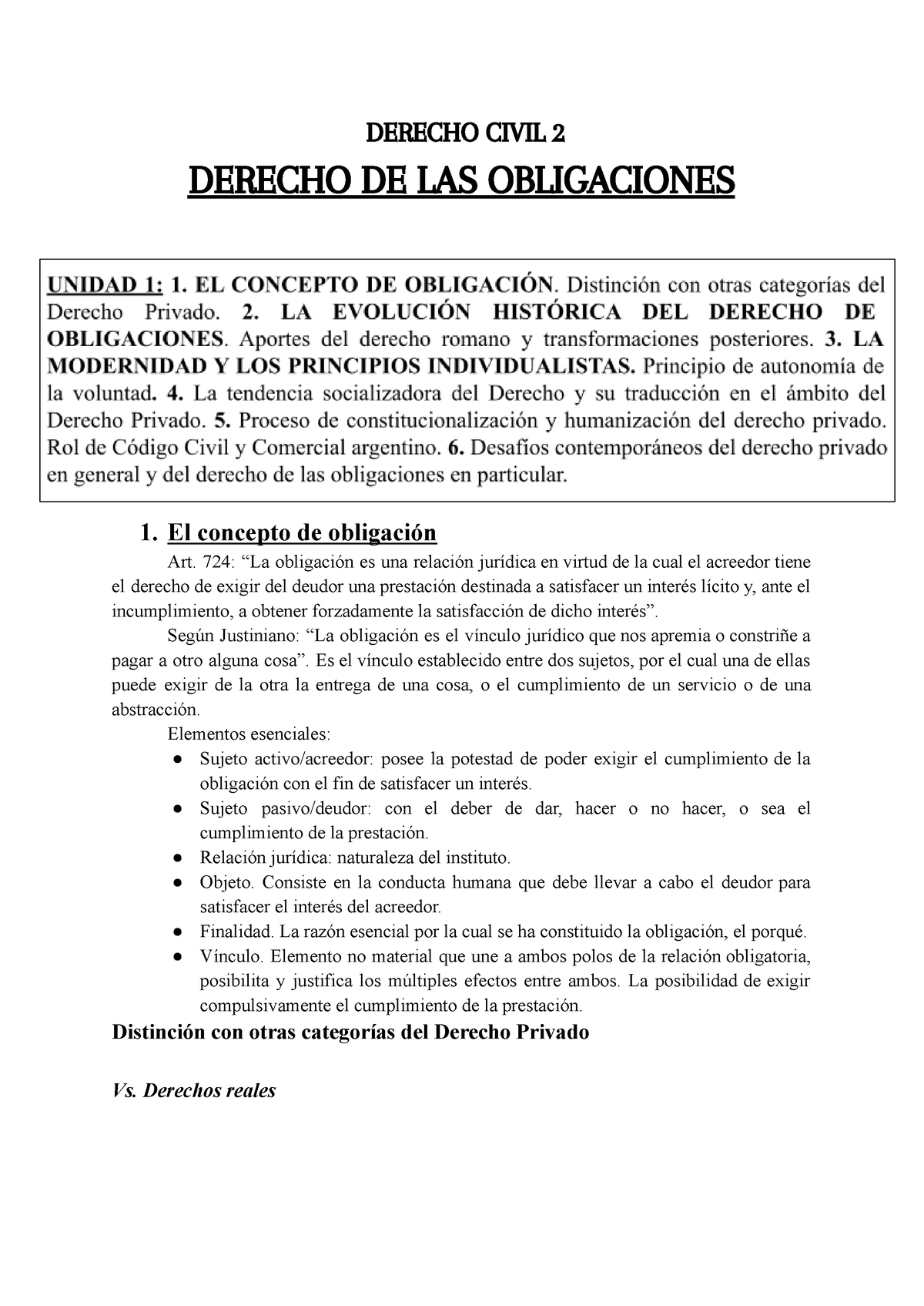 Civil 2 - Derecho De Las Obligaciones - DERECHO CIVIL 2 DERECHO DE LAS ...