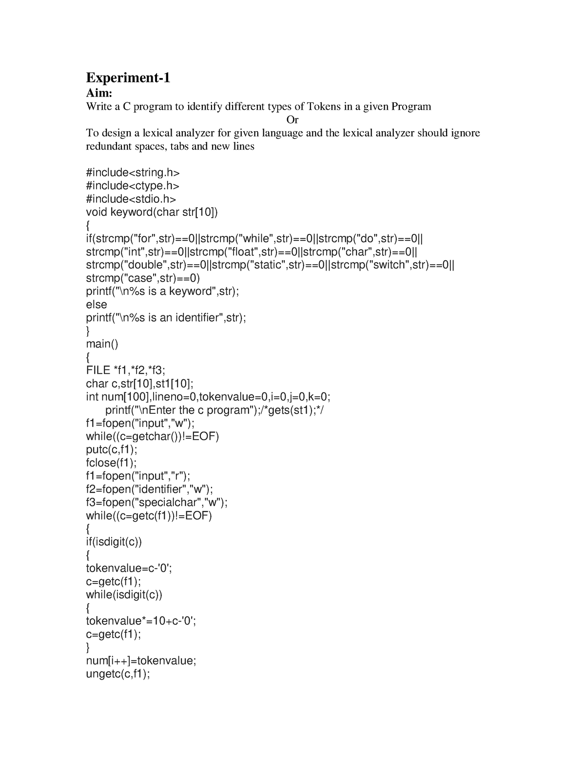 cd-lab-manual-experiment-1-aim-write-a-c-program-to-identify