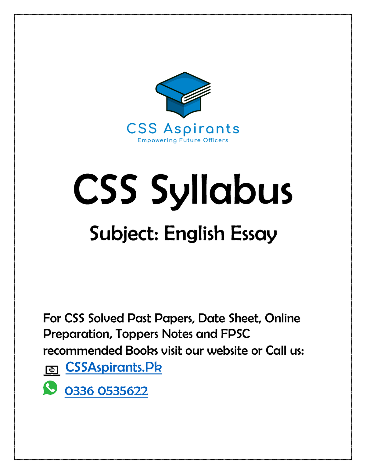 css english essay paper syllabus