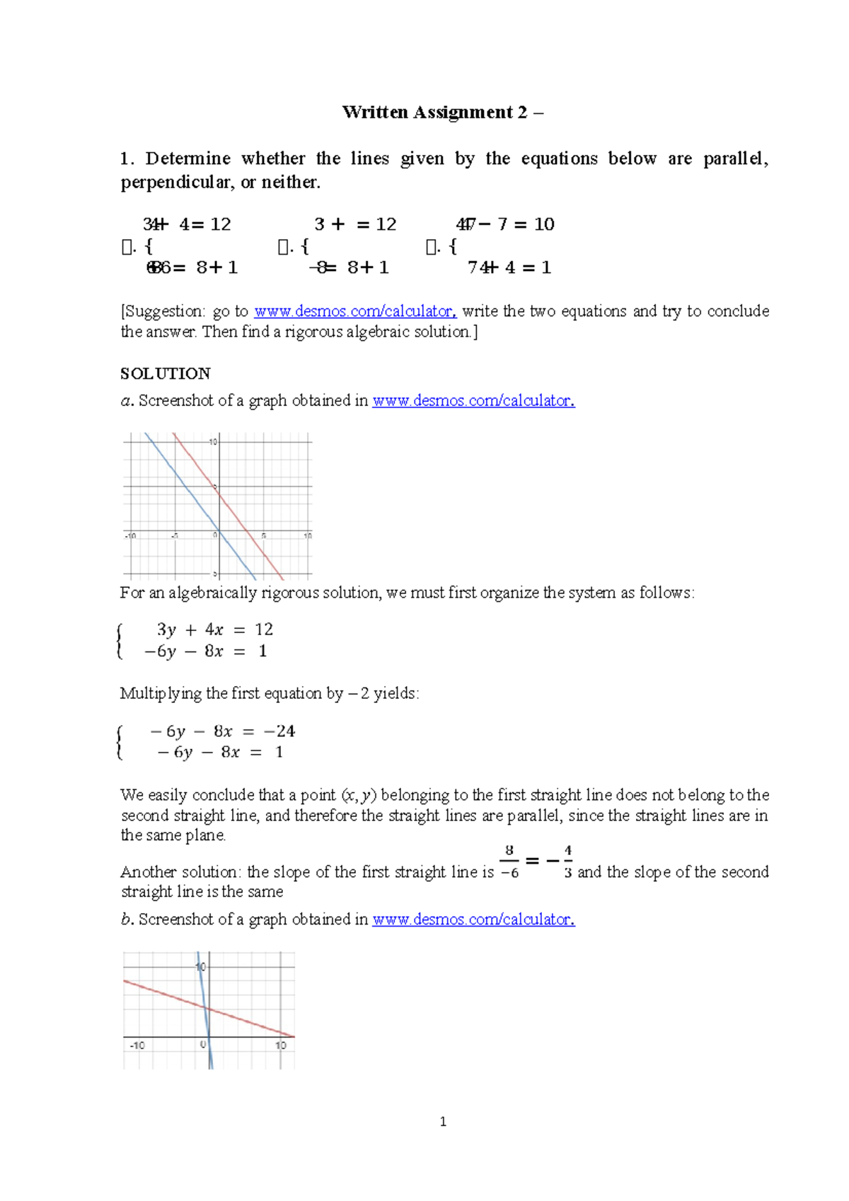 maths assignment 2 answer key