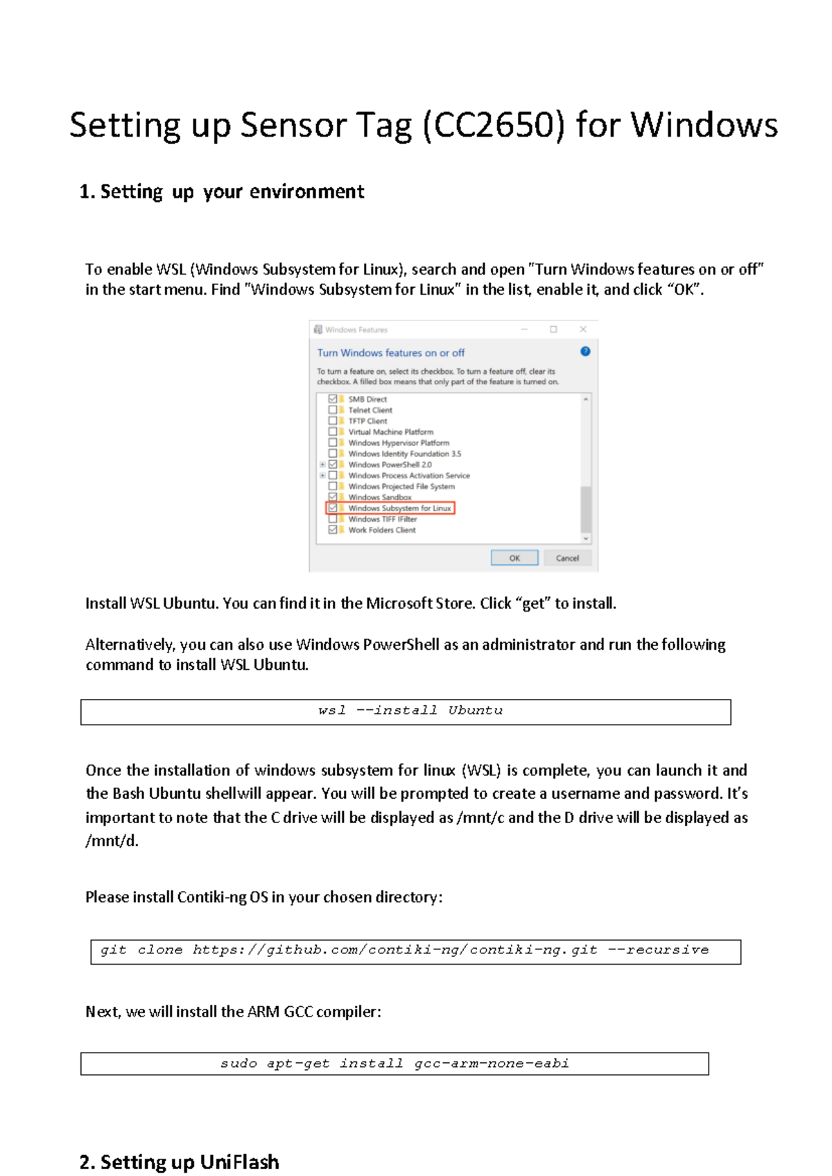 Assignment 1 Windows - ASS1 - wsl – -install Ubuntu git clone github ...
