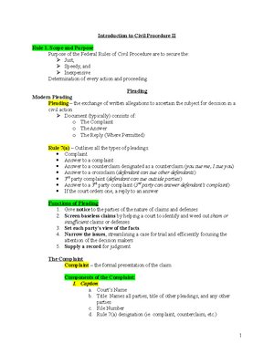 Civil Procedure Flowcharts - Internet Sliding Scale Contacts Test ...