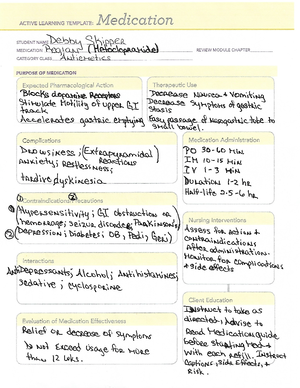 Medication Digoxin - nursing - ACTIVE LEARNING TEMPLATES Medication ...