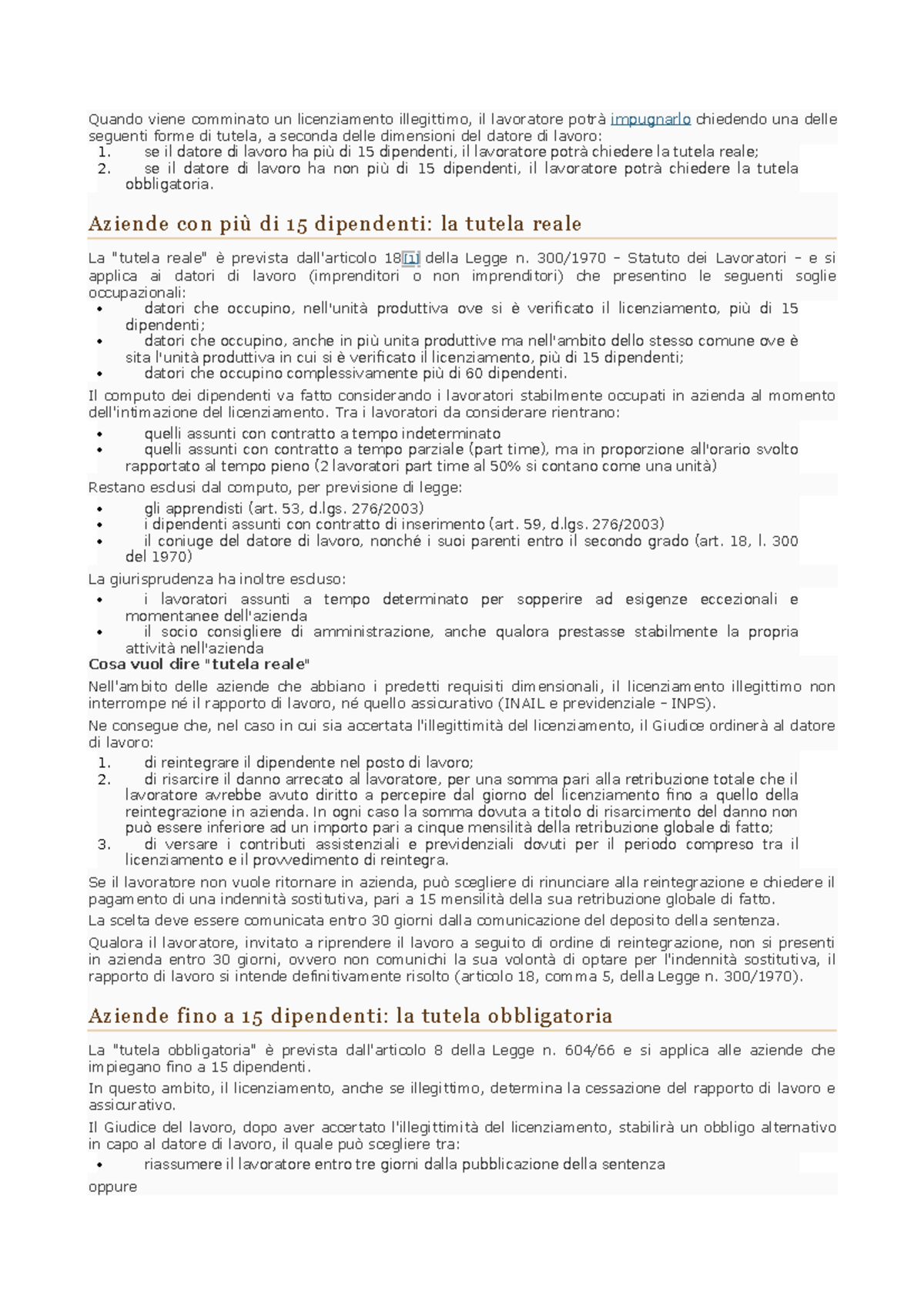 Quando Viene Comminato Un Licenziamento Illegittimo - Se Il Datore Di ...