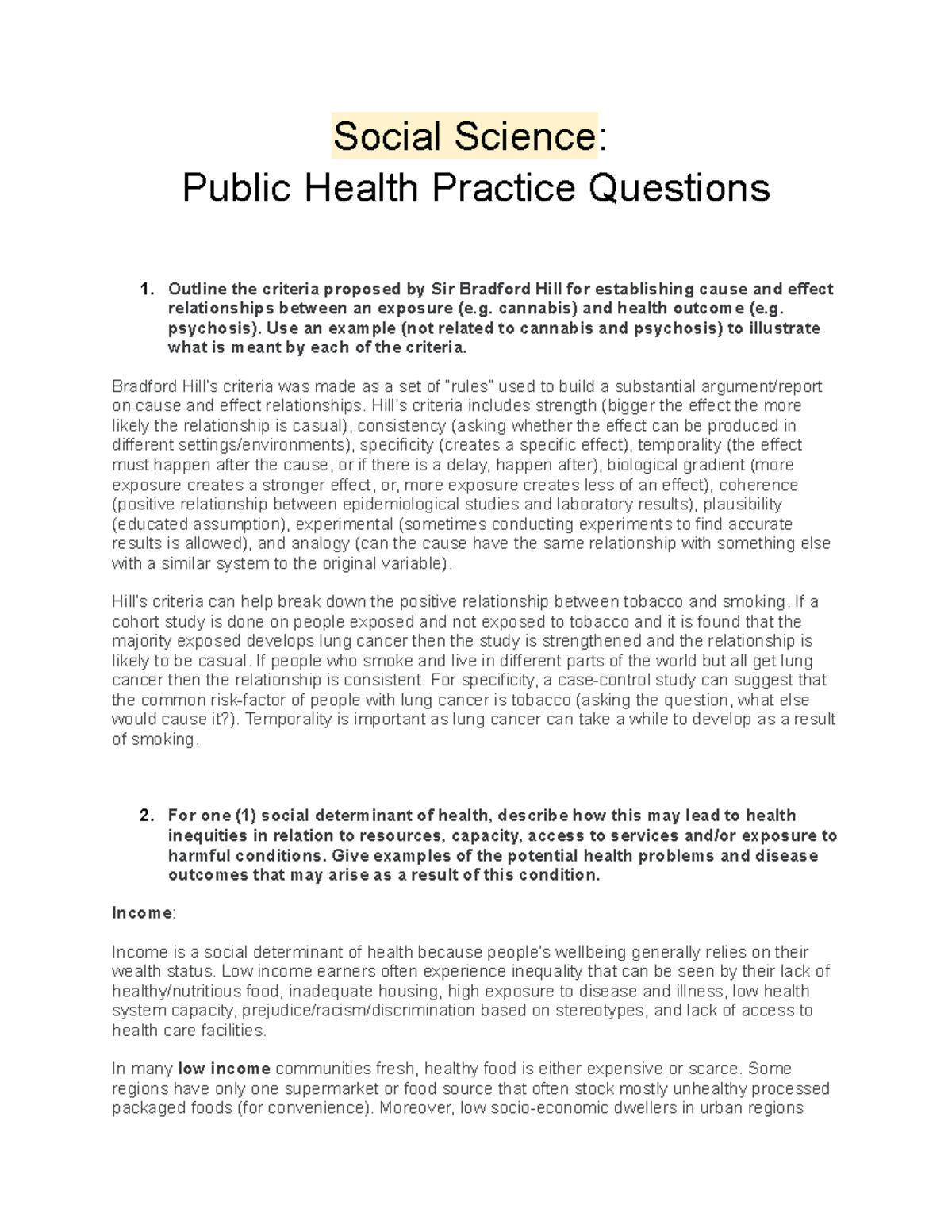 good public health research questions