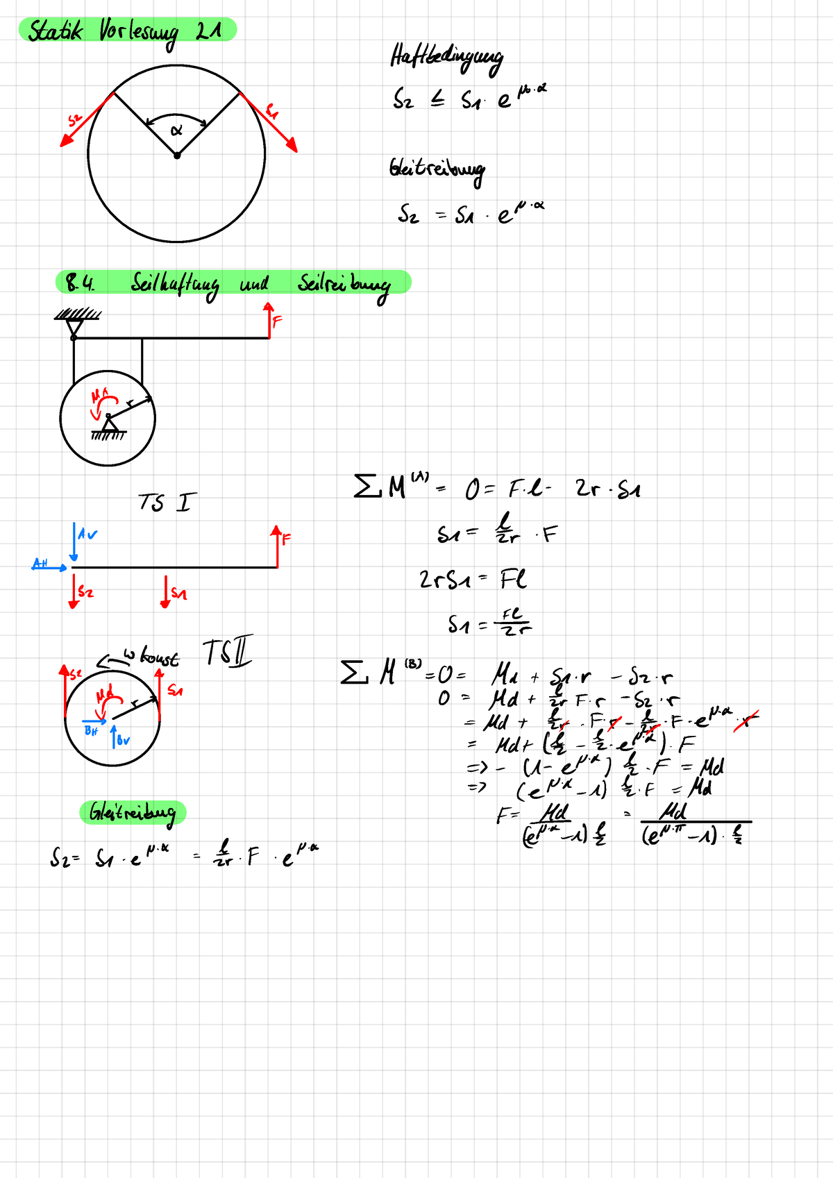 Statik Vorlesung 21 - Statik Vorlesung 21 Hattbediuguug Sz ≤ Sei. El ...